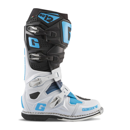 Gaerne SG12 Limited Edition Black/White/Carolina Blue Boots