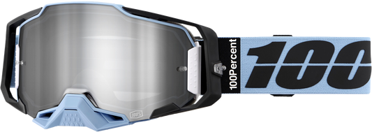 100% Armega Goggle Petros with Mirror Silver Lens