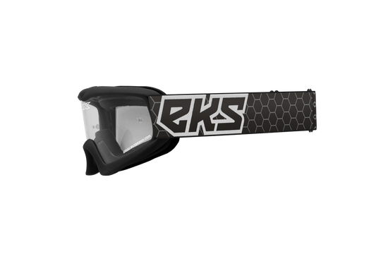 EKS Xgrom Youth Goggle Black/White Clear