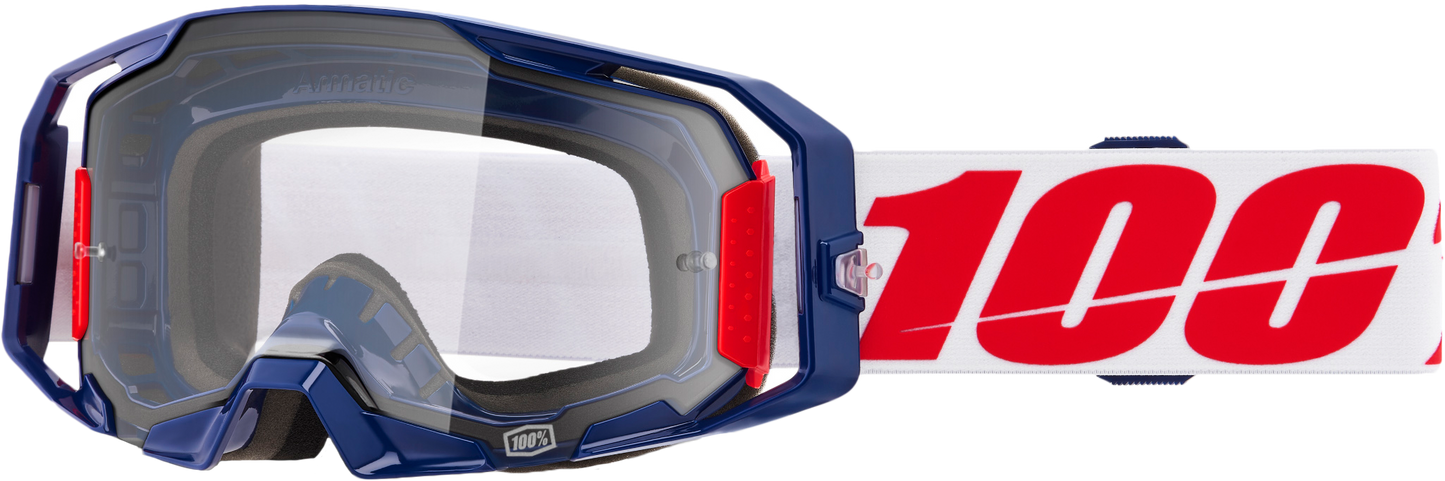 100% Armatic Goggle Mach Z with Clear Lens