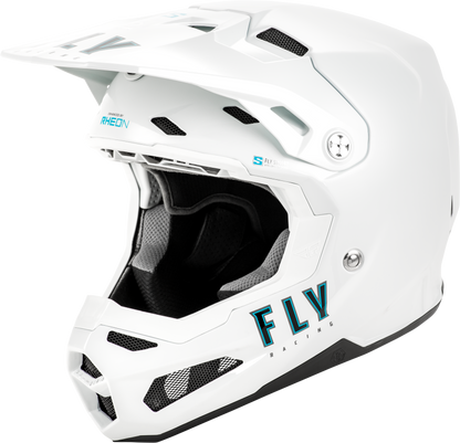 FLY RACING Formula S Carbon Solid White Helmet
