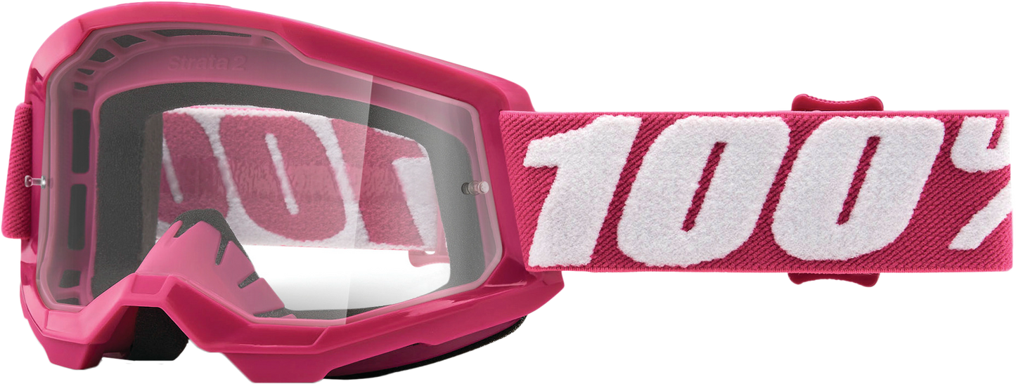 100% Strata 2 Junior Goggle Fletcher with Clear Lens