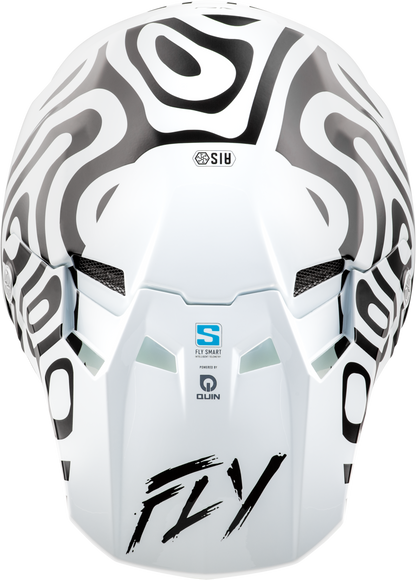 FLY RACING Formula S Carbon Abyss White/Black Helmet