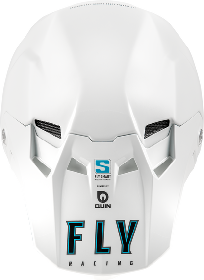 FLY RACING Formula S Carbon Solid White Helmet