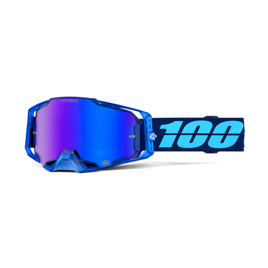 100% Armega Hiper Goggle Coupe with Mirror Blue Lens