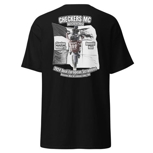 Checkers MC 2024 Dual Euro Event Shirt - Clayton Roberts Benefit Run