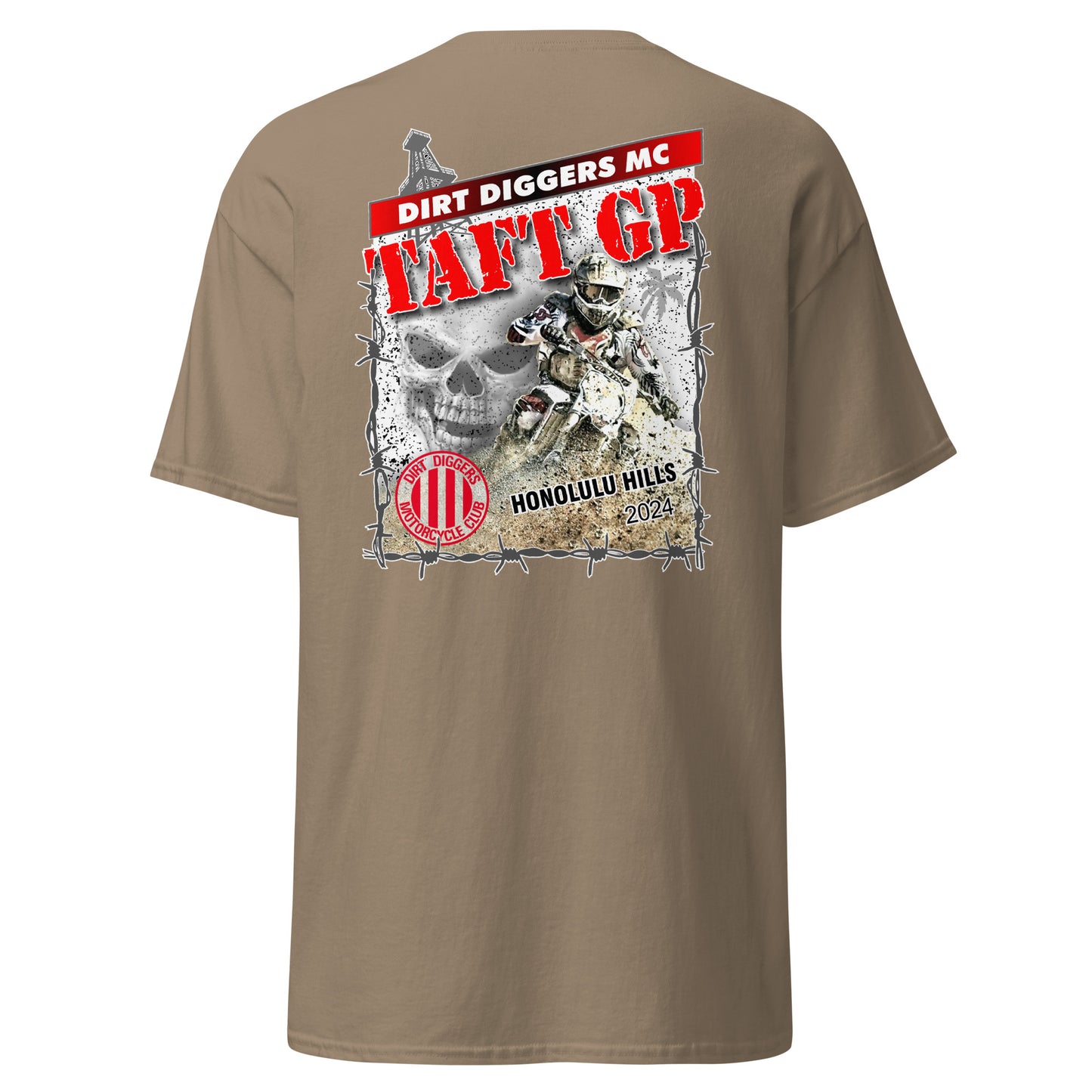 Dirt Diggers 2024 Taft Grand Prix Event Shirt - Adult T-Shirt - District 37 NGPC
