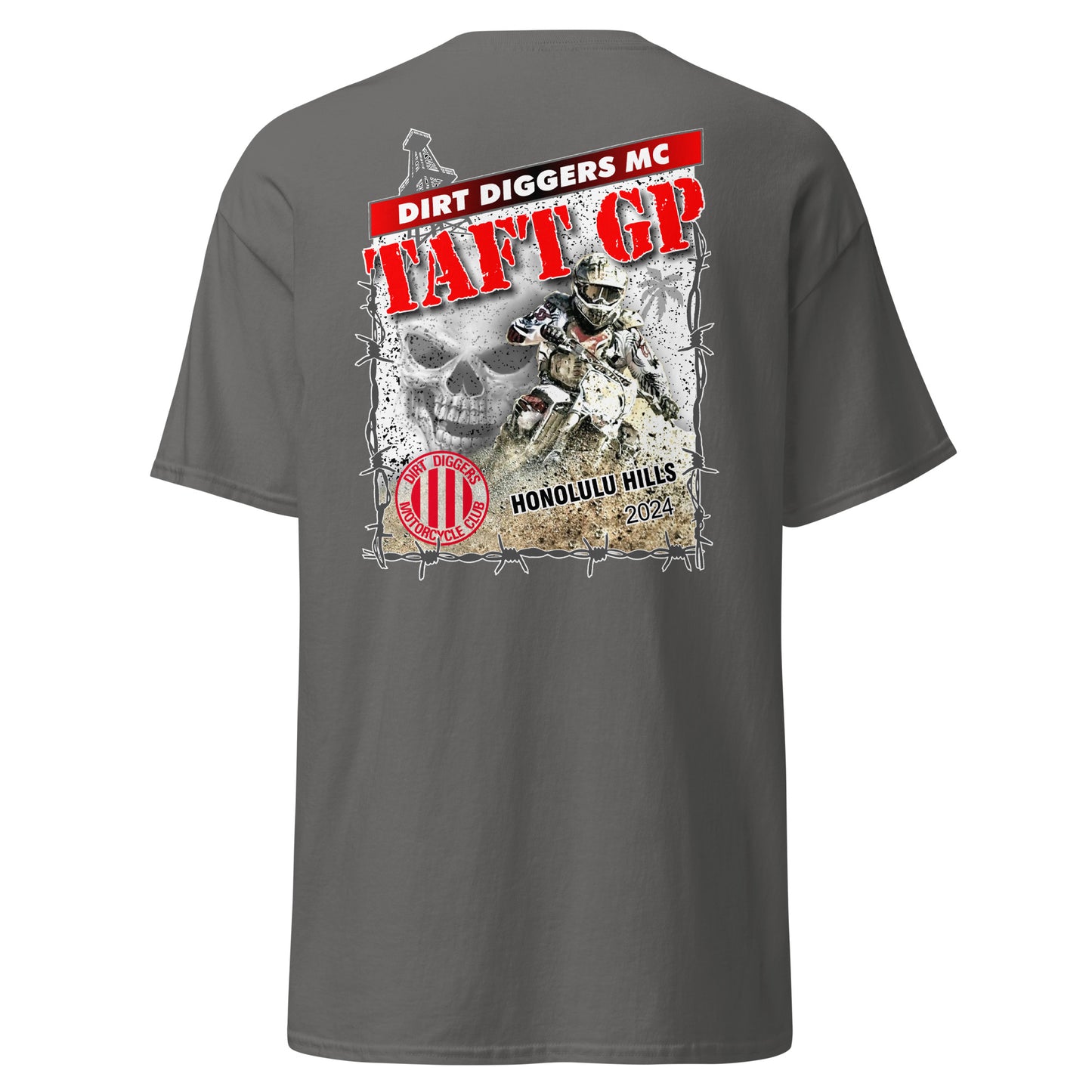 Dirt Diggers 2024 Taft Grand Prix Event Shirt - Adult T-Shirt - District 37 NGPC