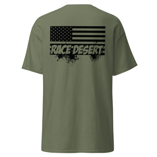 Mens Desert Nation T-Shirt - Military Green