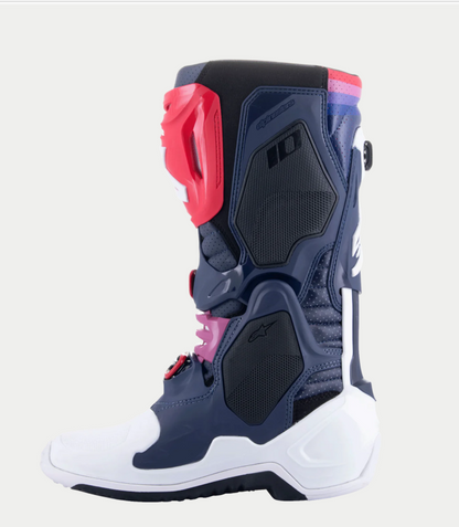 Alpinestars Tech 10 Supervented Night Navy/White/Rainbow Boots