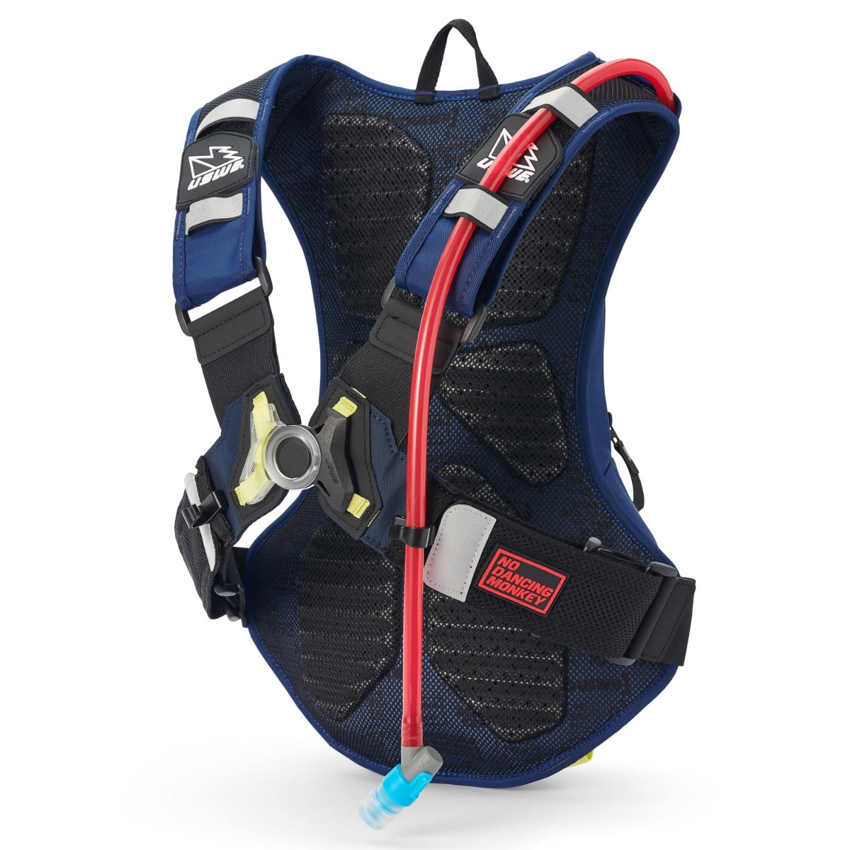 USWE Moto Hydro 12L Factory Blue Hydration Pack PNP Tube