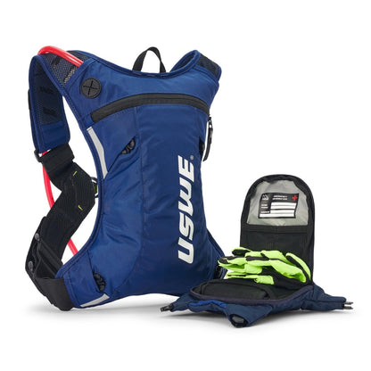 USWE Moto Hydro 3L Factory Blue Hydration Pack PNP Tube