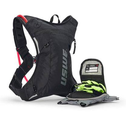 USWE Moto Hydro 3L Black Carbon Hydration Pack PNP Tube