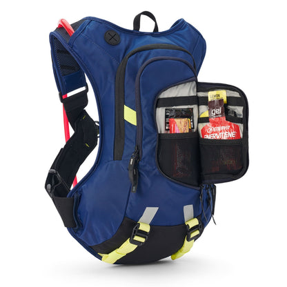 USWE Moto Hydro 8L Factory Blue Hydration Pack PNP Tube