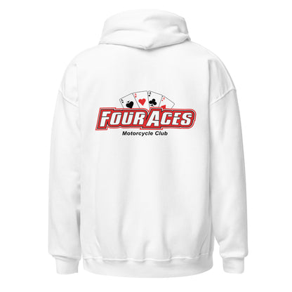 4 Aces White Adult Club Hoodie