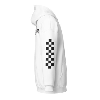 Checkers MC Zip Up Hoodie w/ Checkered Sleeves - Official Club Apparel