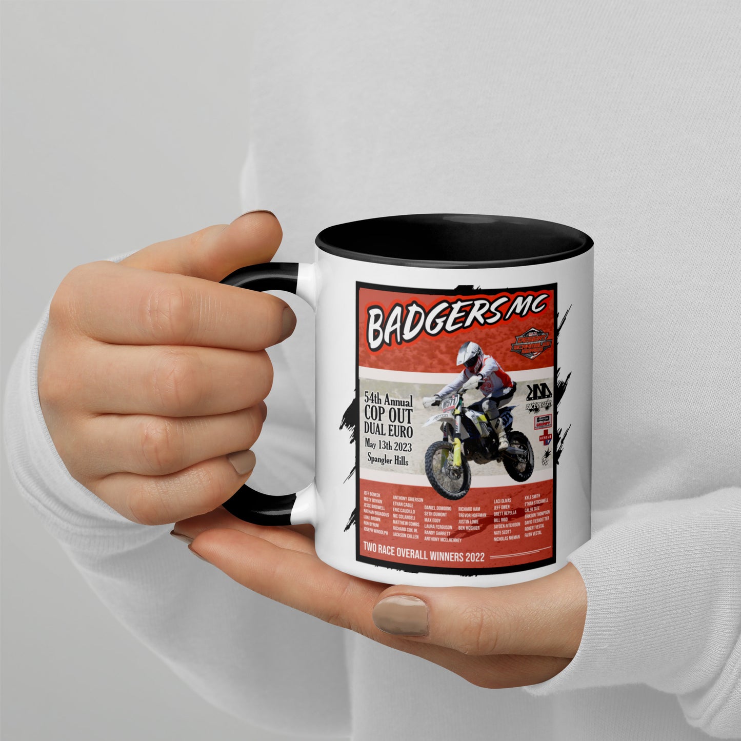 Coffee Mug - Badgers MC 54th Annual Cop Out Dual Euro Event - 2023