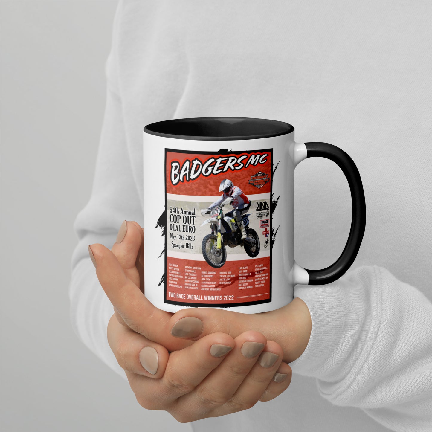 Coffee Mug - Badgers MC 54th Annual Cop Out Dual Euro Event - 2023