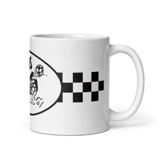 Checkers MC White Glossy Mug