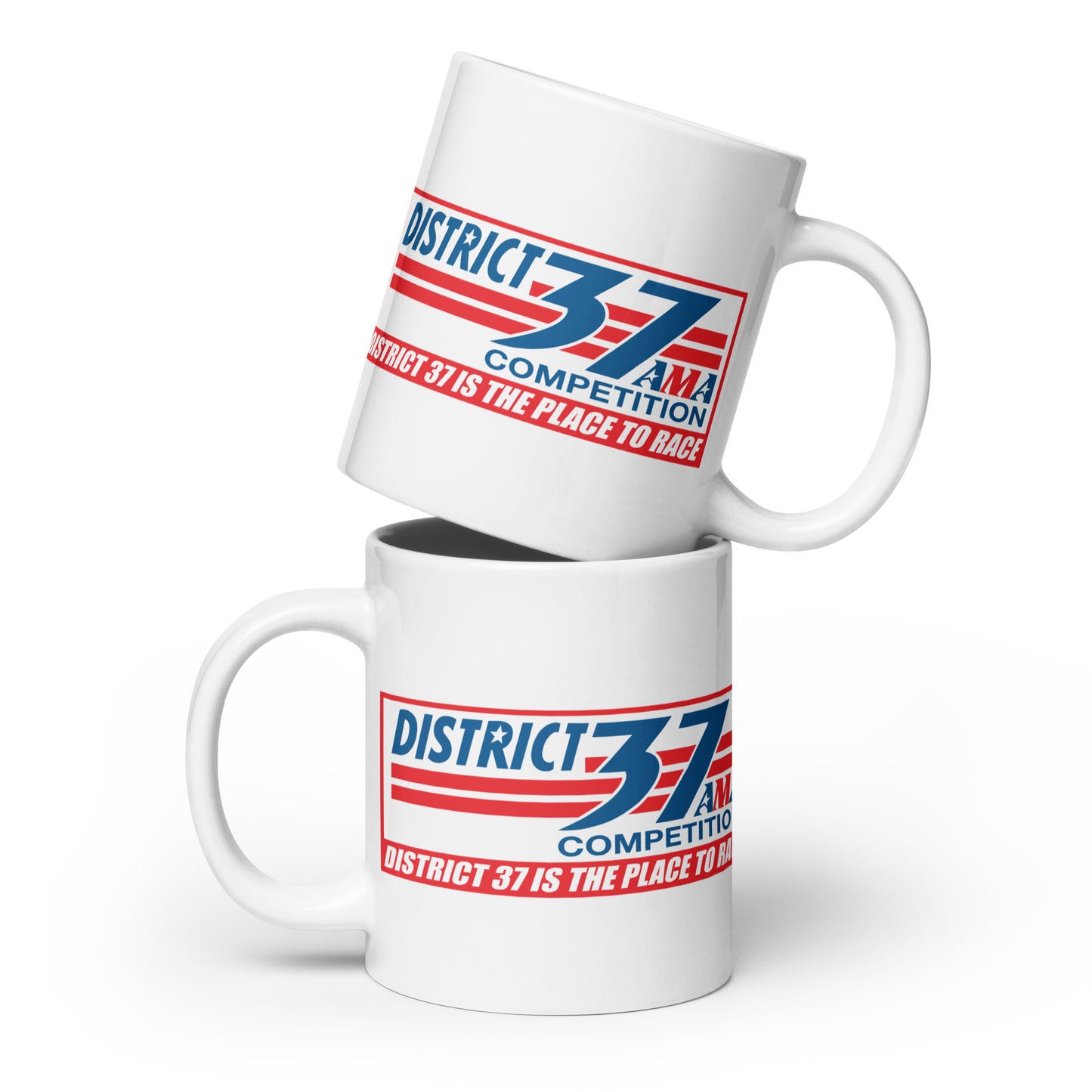 District 37 Series Glossy Coffee Mug - Multiple Sizes
