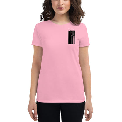 Womens Desert Nation Fitted T-Shirt - Pink