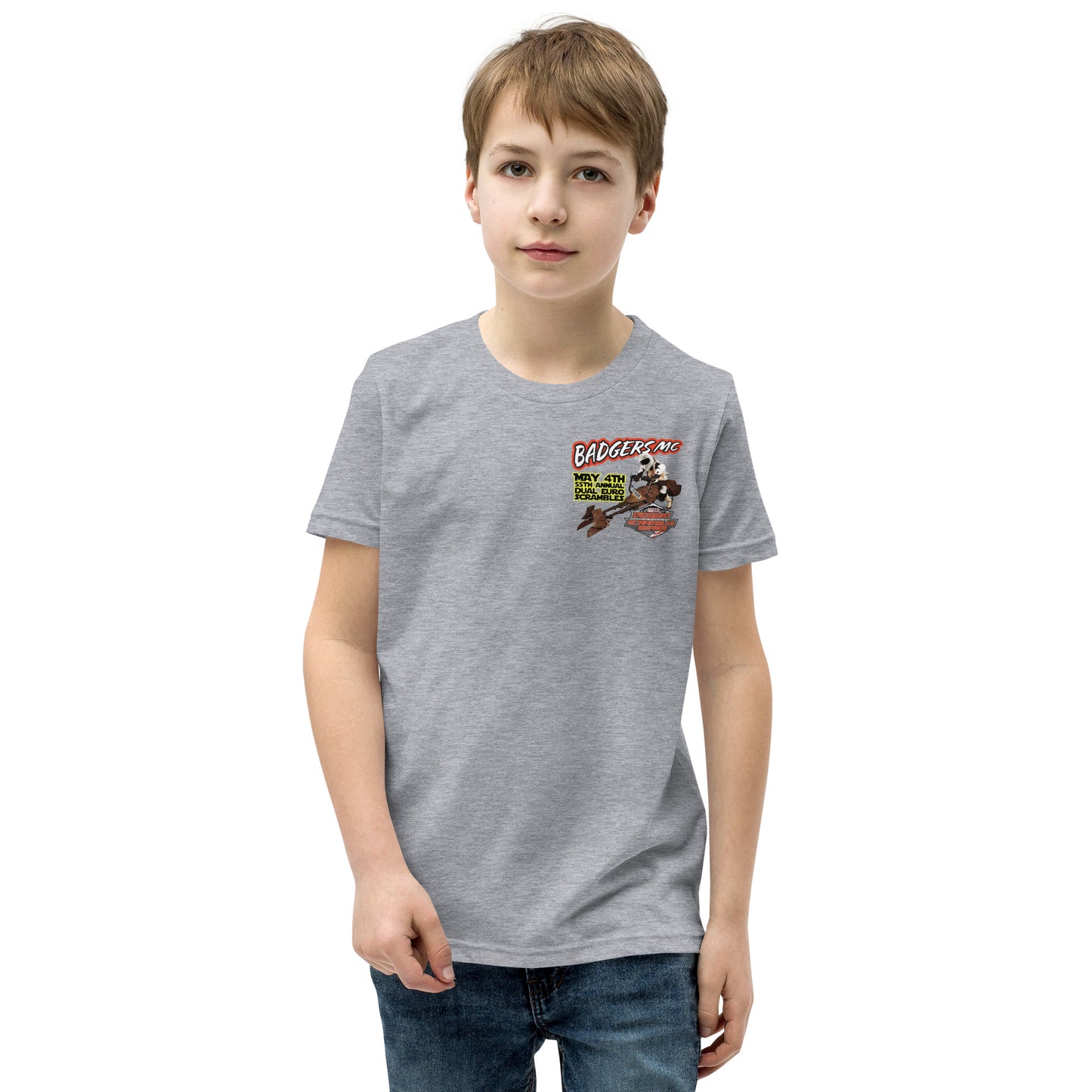 Youth Badgers MC May 4th - 55th Annual Dual Euro Scrambles 2024 Event Shirt