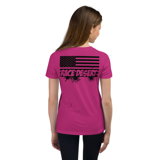 Youth Desert Nation T-Shirt - Dark Pink