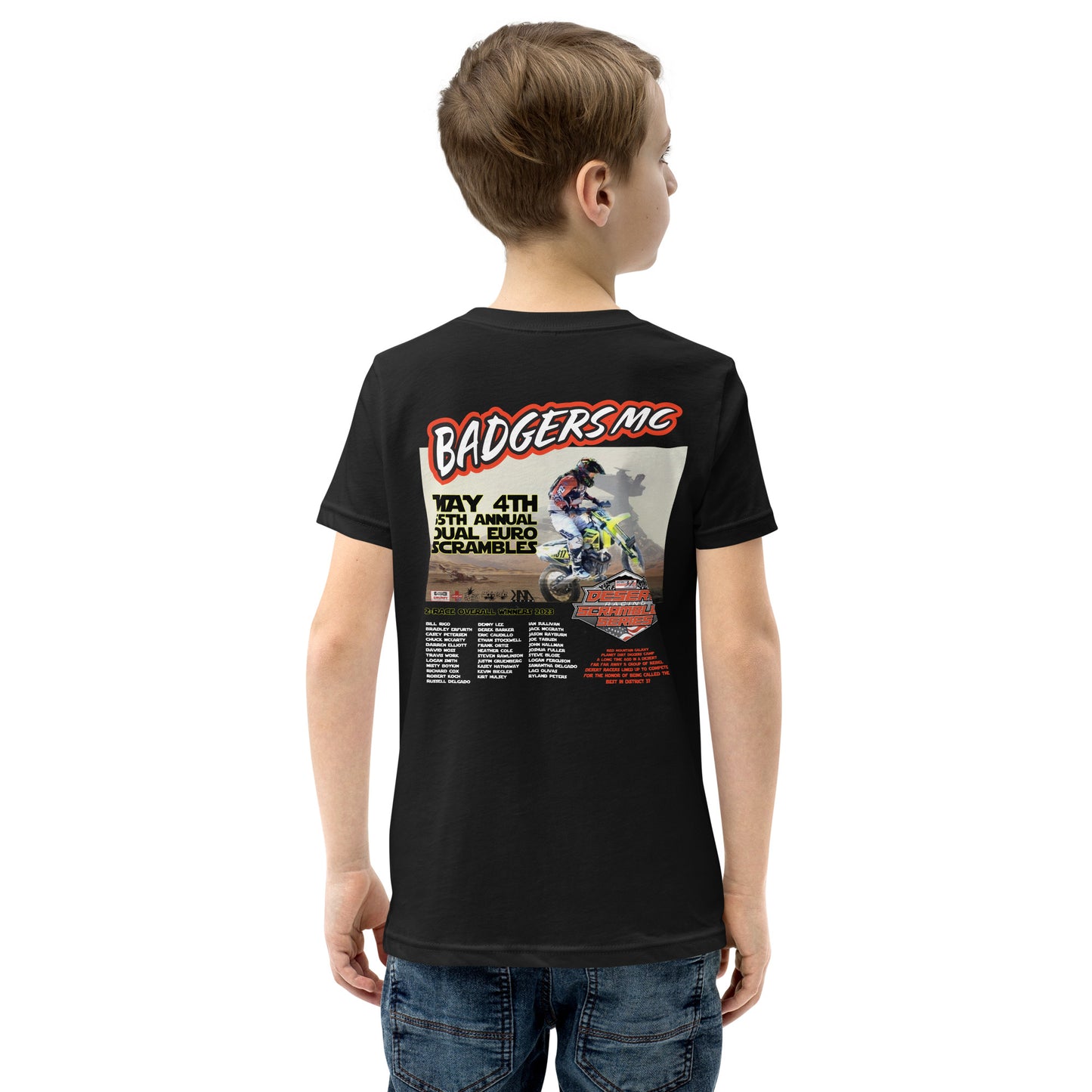 Youth Badgers MC May 4th - 55th Annual Dual Euro Scrambles 2024 Event Shirt