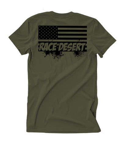 Kids Desert Nation T-Shirt - Military Green