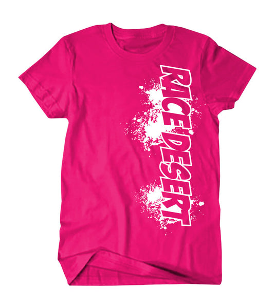 Toddlers Race Desert Splatter T-Shirt - Pink