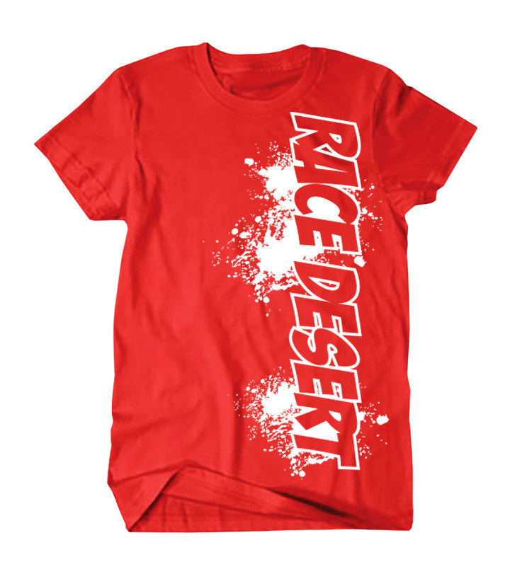 Kids Race Desert Splatter T-Shirt - Red