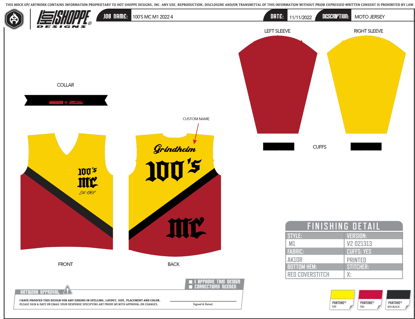 100s 2023 Jersey Pre Order