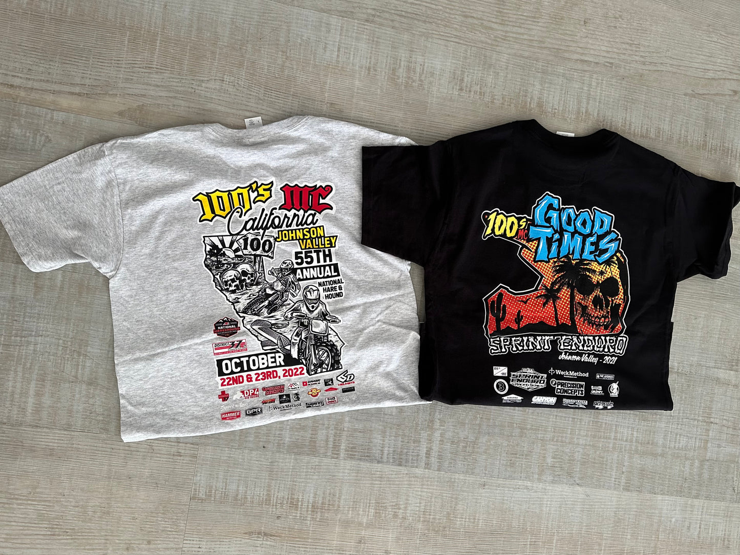 Youth Large - 2 Pack - 100's Event Shirts