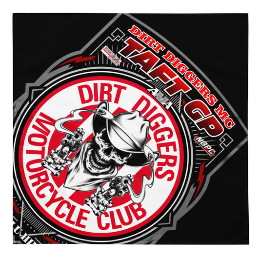 All-over print bandana - Dirt Diggers 2023 Taft Grand Prix - NGPC