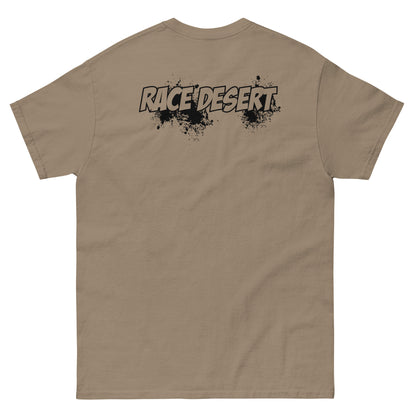 Men's Classic Race Desert Splatter Tee - Black Splatter