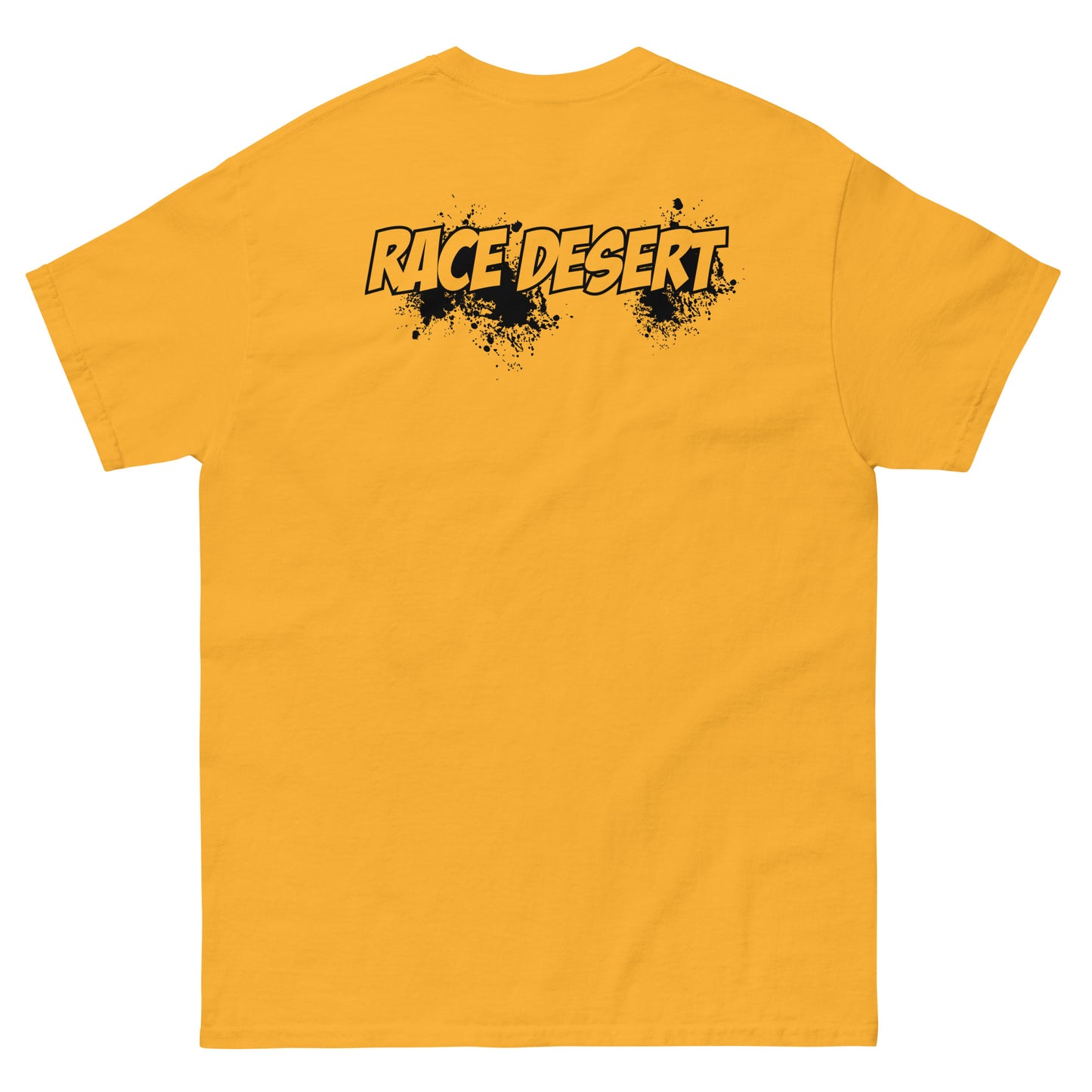 Men's Classic Race Desert Splatter Tee - Black Splatter