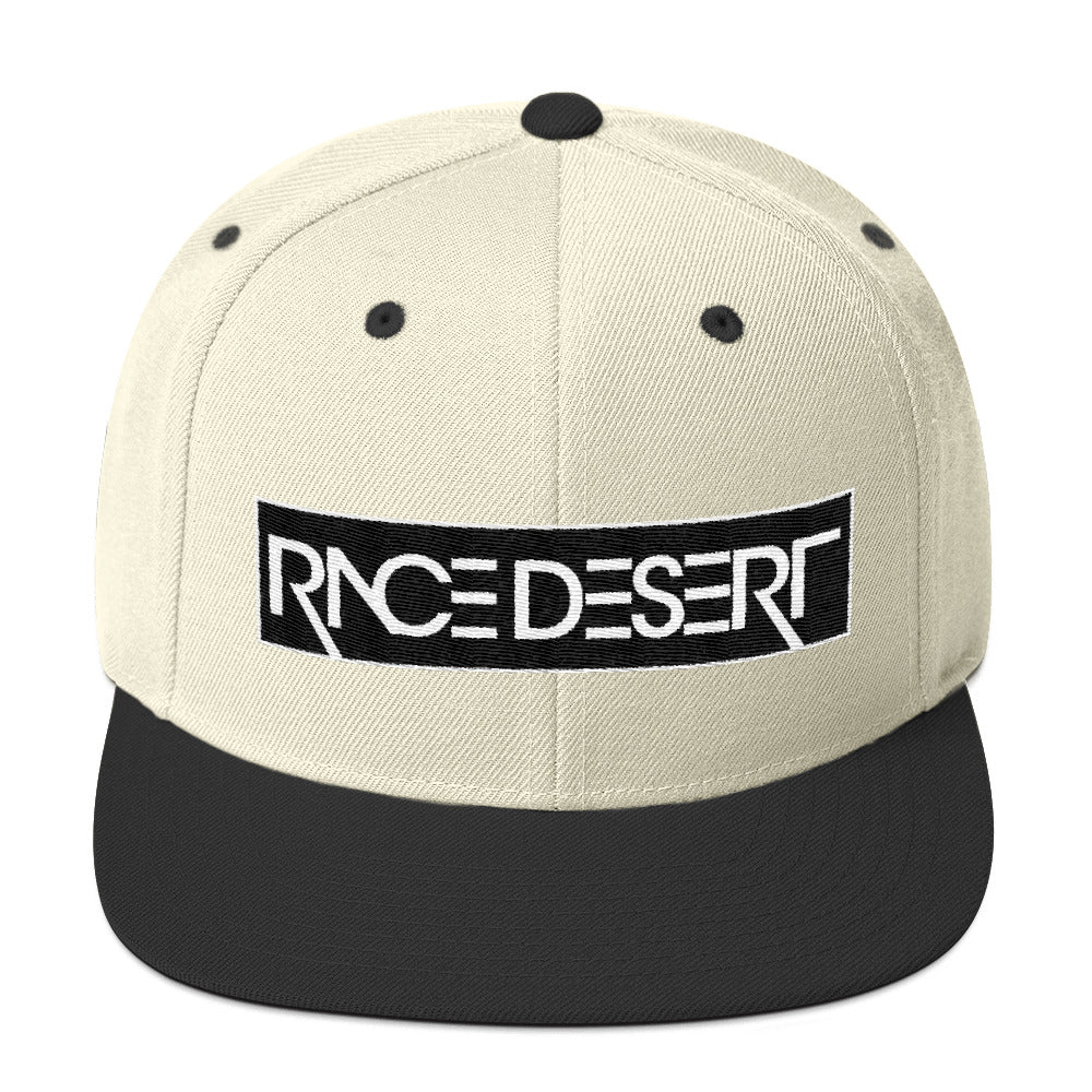 Race Desert Stencil Snapback Hat