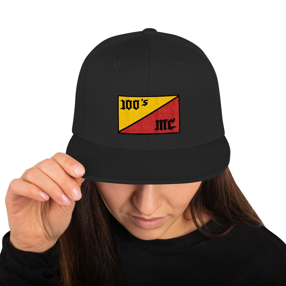 100's MC Official Club Flag Snapback Hat