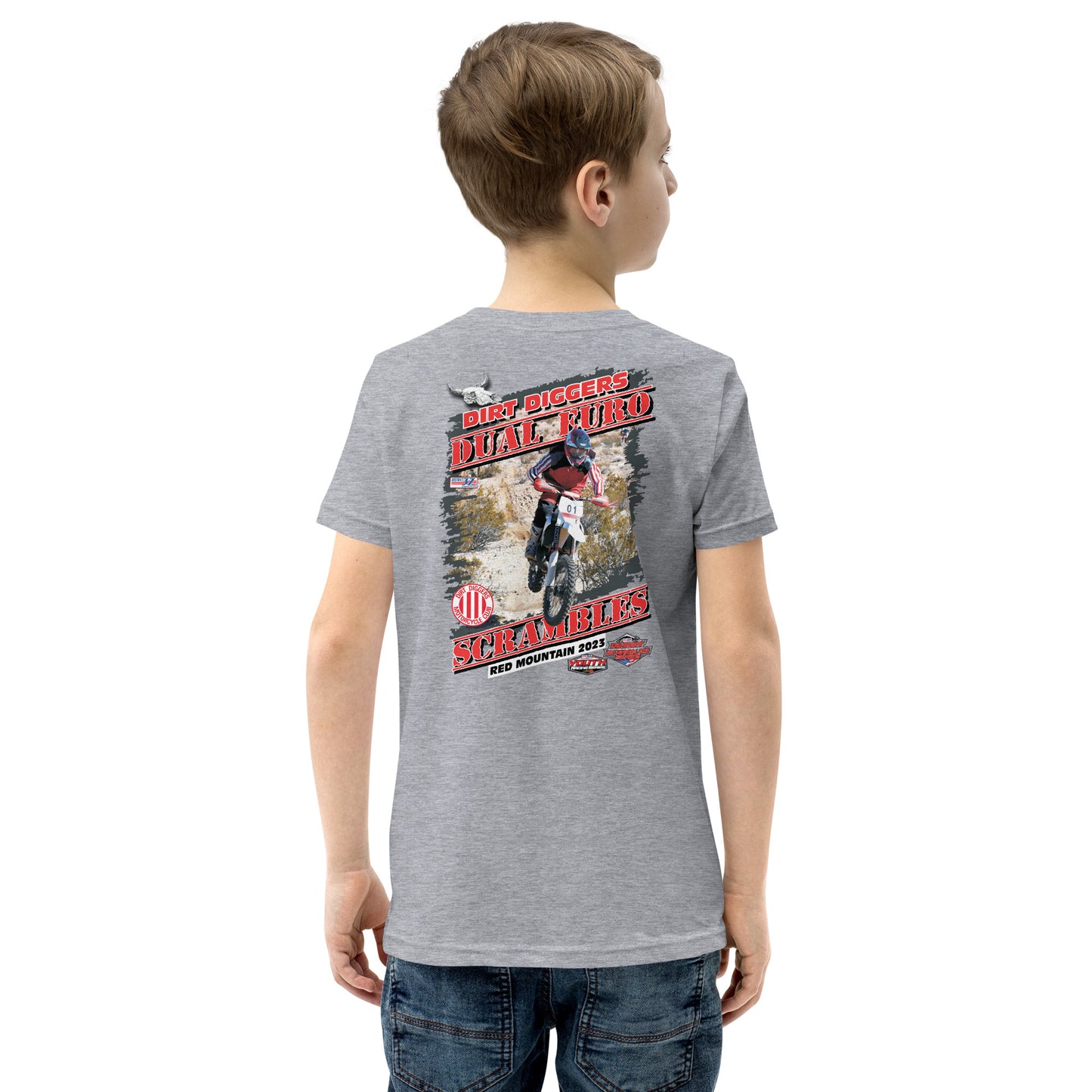 Youth T-Shirt - Dirt Diggers 2023 Dual Euro Scrambles Event Apparel