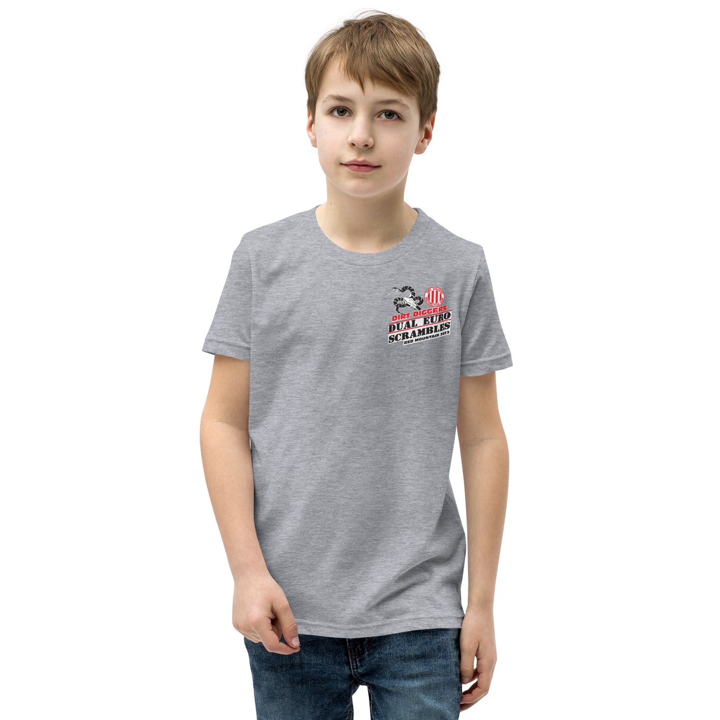 Youth T-Shirt - Dirt Diggers 2023 Dual Euro Scrambles Event Apparel