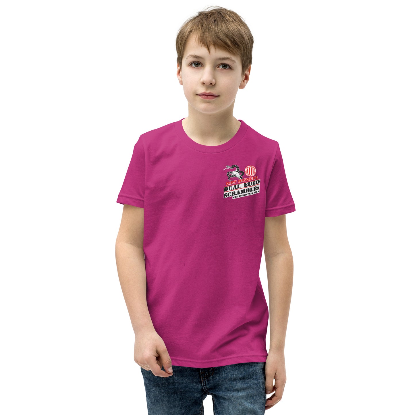 Youth T-Shirt - Dirt Diggers 2023 Dual Euro Scrambles Event Apparel