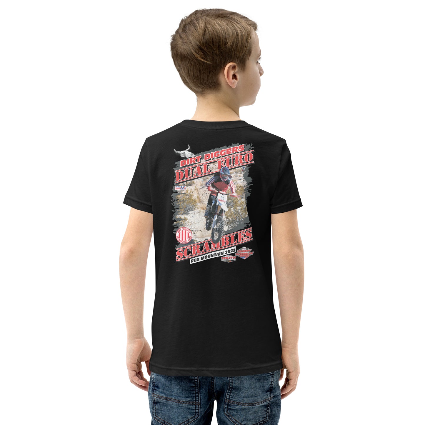 Youth T-Shirt - Dirt Diggers 2023 Dual Euro Scrambles Event Apparel