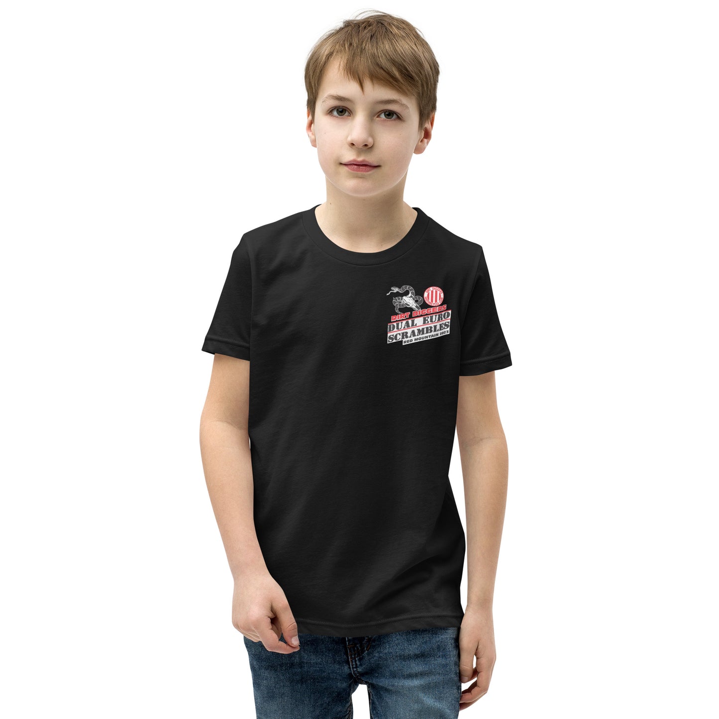 Youth T-Shirt - Dirt Diggers 2023 Dual Euro Scrambles Event Apparel