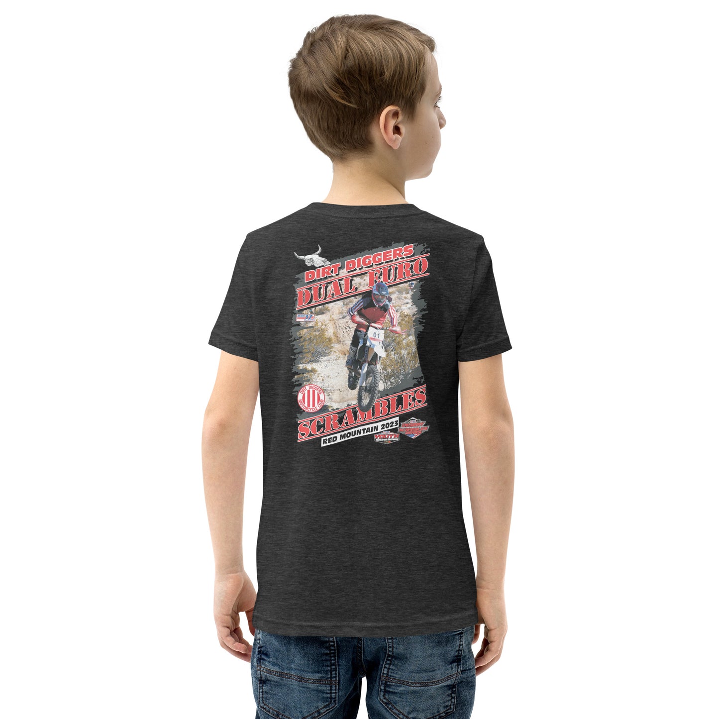 Youth T-Shirt - Dirt Diggers 2023 Dual Euro Scrambles Event Apparel