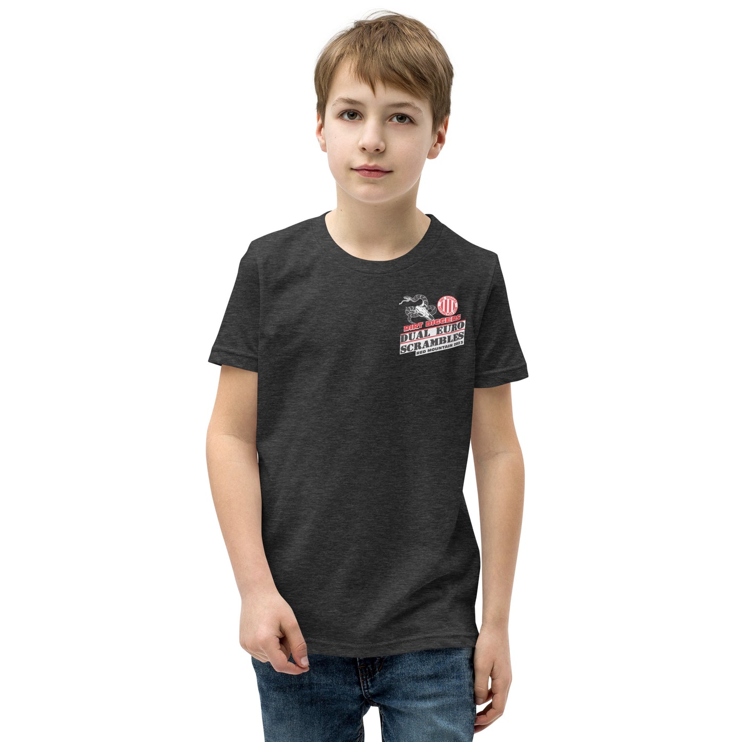 Youth T-Shirt - Dirt Diggers 2023 Dual Euro Scrambles Event Apparel