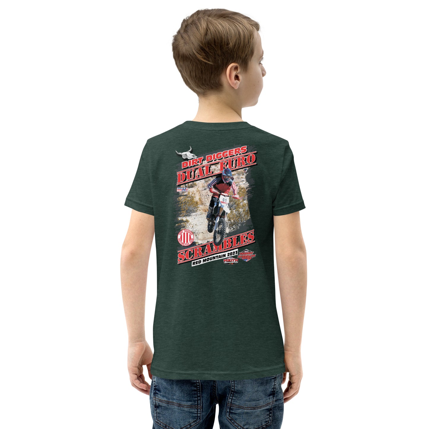 Youth T-Shirt - Dirt Diggers 2023 Dual Euro Scrambles Event Apparel