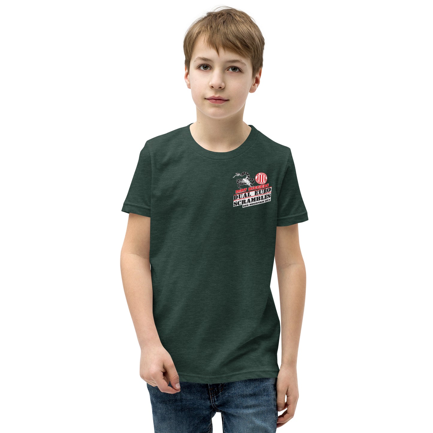 Youth T-Shirt - Dirt Diggers 2023 Dual Euro Scrambles Event Apparel